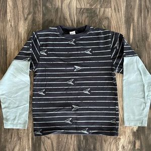 Guitar pattern shirt NWOT size 8